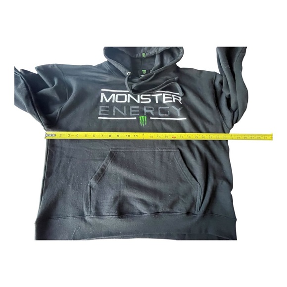 Vintage Monster Energy Hoodie, Large Y2K MX Moto - Picture 5 of 6